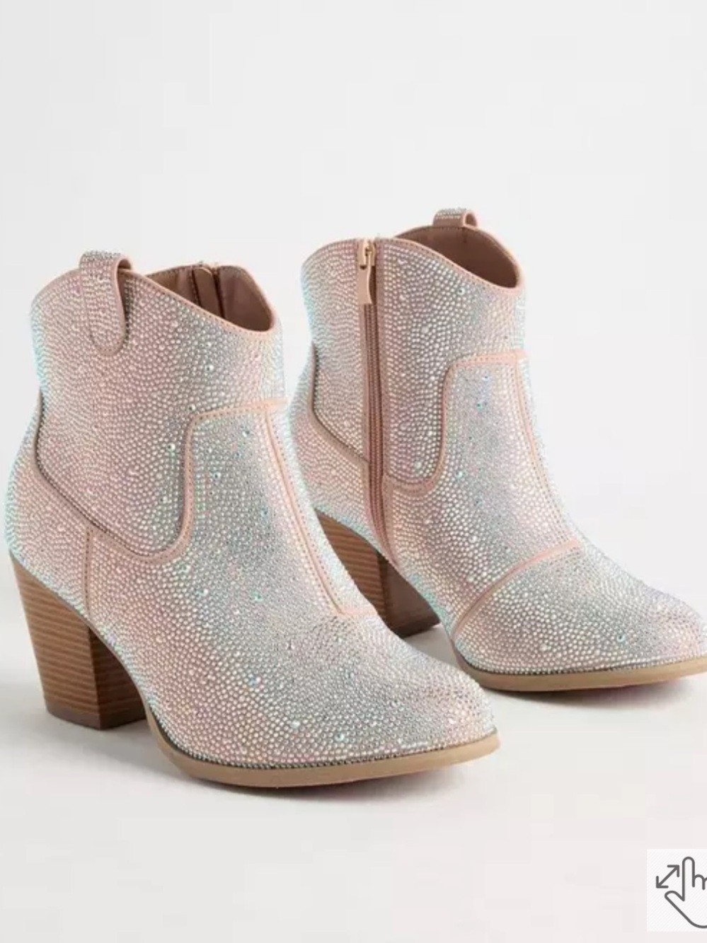 Torrid embellished western bootie boots